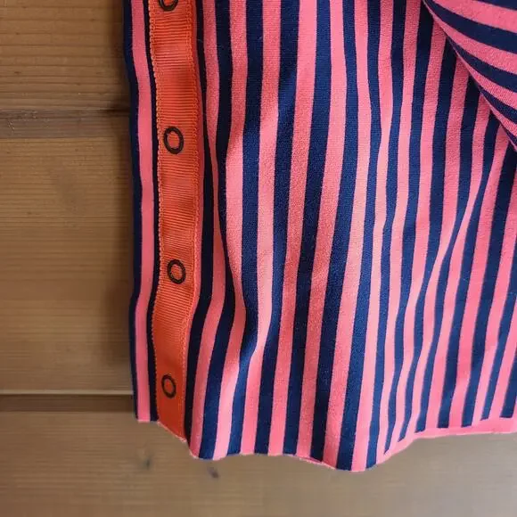 Lululemon Vinyasa Scarf Classic Stripe Light Flare Inkwell Rulu OS W9596S Wrap - Picture 4 of 4